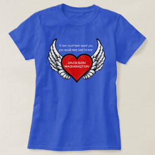 "Om kärlek hade kunnat rädda dig" med hjärta T- T Shirt