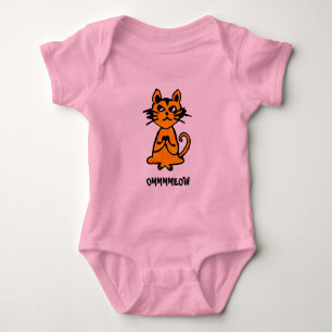 Om katt - Baby Yoga-kläder Tee