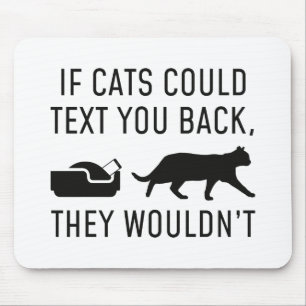 Om katter kunde innehålla text musmatta