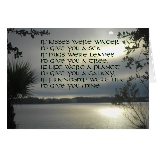 Om Kisses Hälsningskort (Framsidan Horizontal)