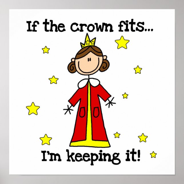 Om Krona passar Poster (Framsidan)