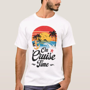 om kryssningskokokonut Träd grafic Summer Vacatio T Shirt