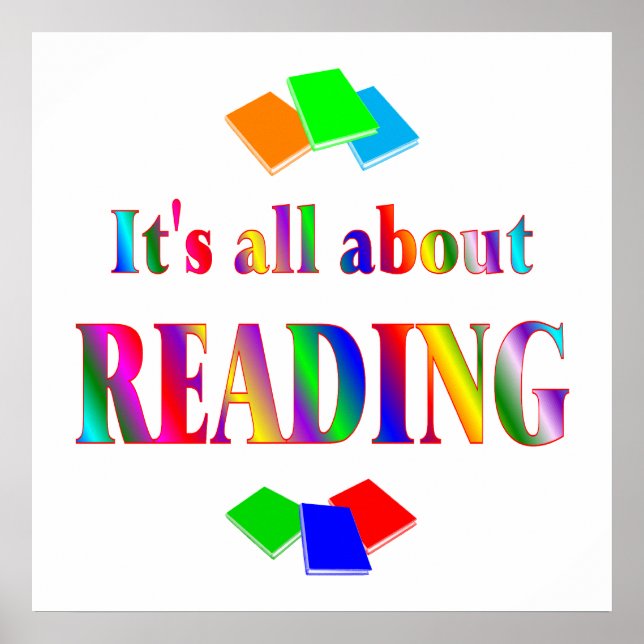 Om läsning poster (Framsidan)
