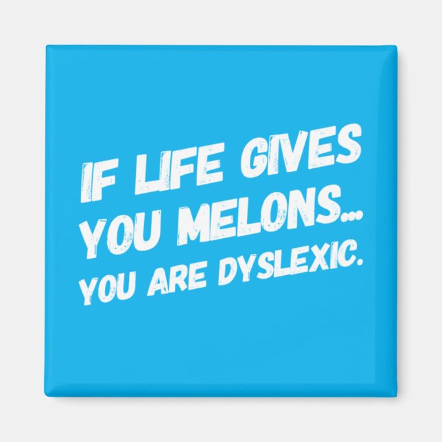 Om Life Ge du Melons Magnet (Framsidan)