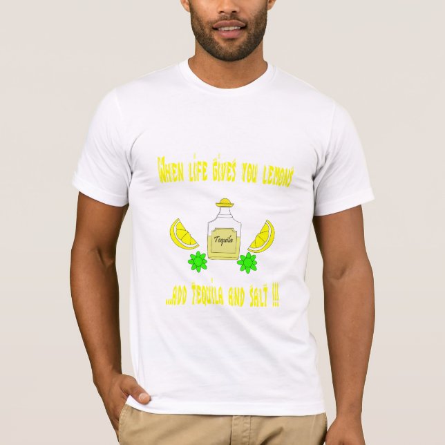 om liv ger dig citroner… t-shirt (Framsida)