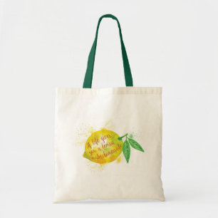 Om liv ger dig en citron, gör Lemonade Tygkasse