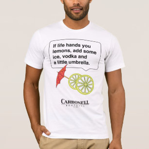 Om liv räcker dig citroner t-shirt