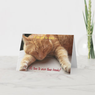 Om livet blir för tungt Inspirationskort Katt 2 Kort