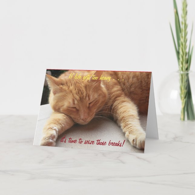 Om livet blir för tungt med inspirationskort 2 kort (Framsida)