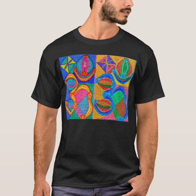 OM Ljudsignal från Navin J... Tee Shirt (Framsida)