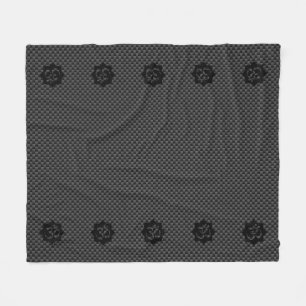 OM Lotus Spirituality Yoga in Carbon Fiber Stil Fleecefilt