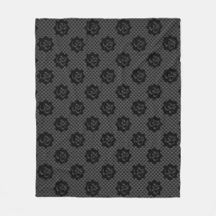 OM Lotus Spirituality Yoga in Carbon Fiber Stil Fleecefilt