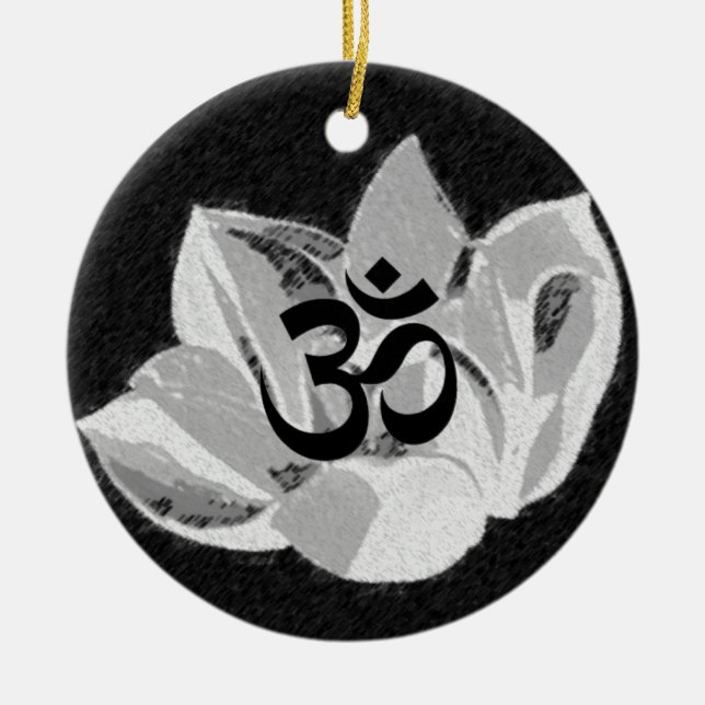Om Lotus - Yoga Ornament (Framsidan)