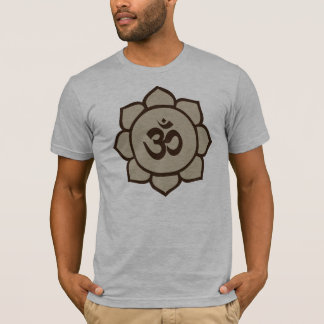 Om-lotusblomma T-shirt