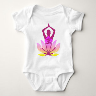 Om-lotusblommaYoga poserar T-shirt