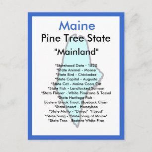 Om Maine Vykort