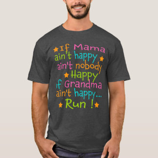 Om Mamma Aint Lycklig Springa T Shirt