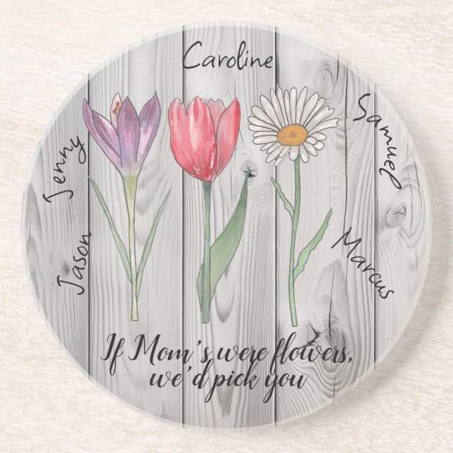 Om Mamma var blommor, skulle vi plocka dig. Redige Underlägg (Framsidan)