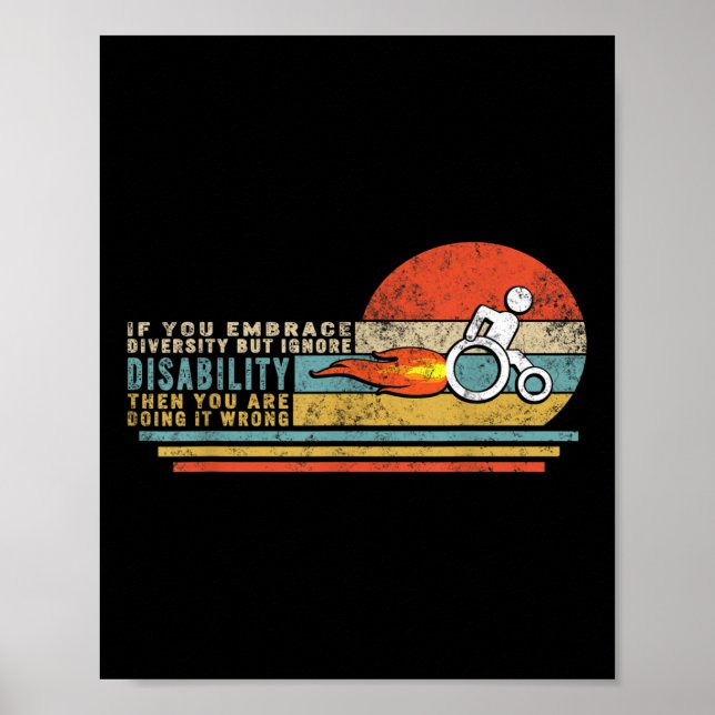 Om man embrerar mångfald men ignorerar funktionshi poster (Framsidan)