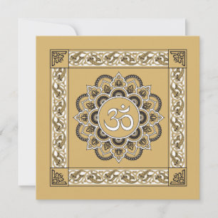 OM Mandala - gratulationskort Julkort
