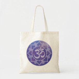 Om Mandala Lila Tygkasse