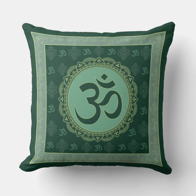 OM Mandala - Pillow Kudde (Framsida)