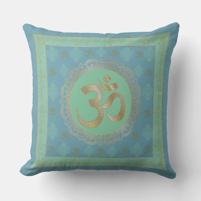 OM Mandala - Pillow Kudde (Framsida)