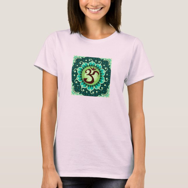 om mandala tee (Framsida)