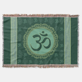 OM Mandala - Throw Blanket Filt