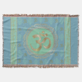OM Mandala - Throw Blanket Filt