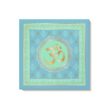 OM Mandala - Wrapped Canvas