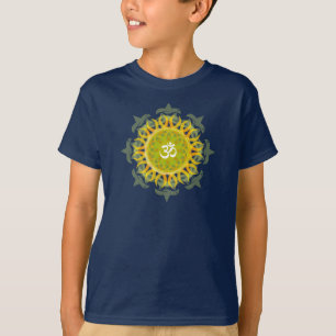 Om-mandalaen lurar den mörka T-tröja T-shirt