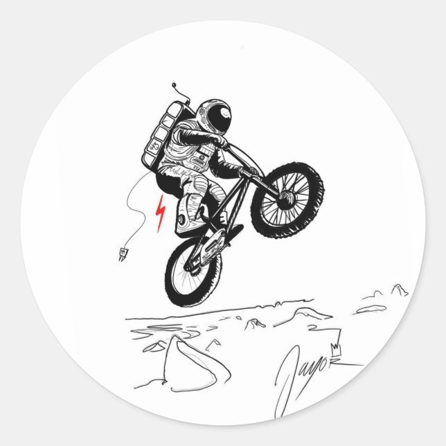 om måne runt klistermärke (Framsida)