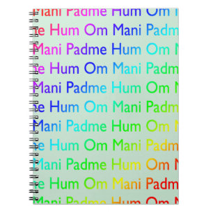 Om Mani Padme Hum Anteckningsbok