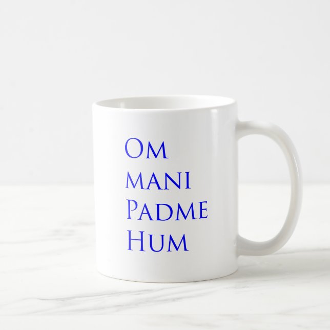 Om Mani Padme Hum Kaffemugg (Höger)