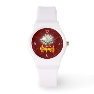 Om mani padme hum mantra armbandsur