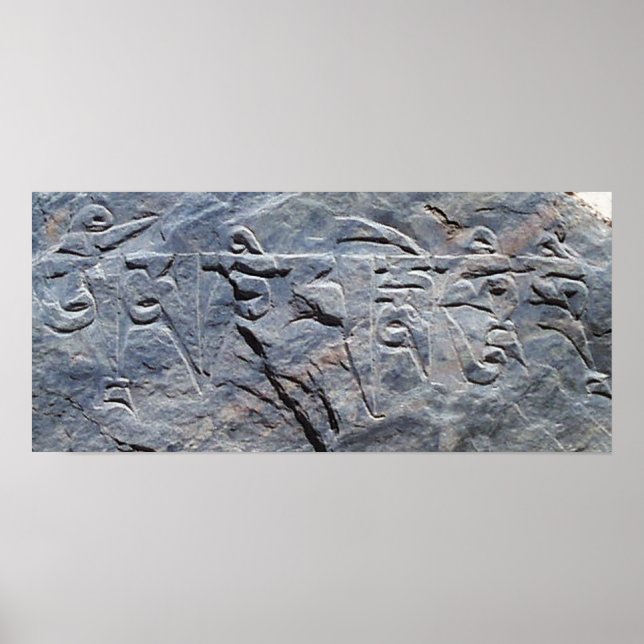 om mani padme hum shi nära poster (Framsidan)