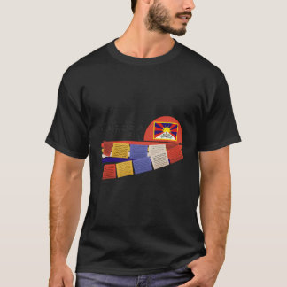 Om Mani Padme Hum Tibetan Buddhist Mantra med Pra T Shirt