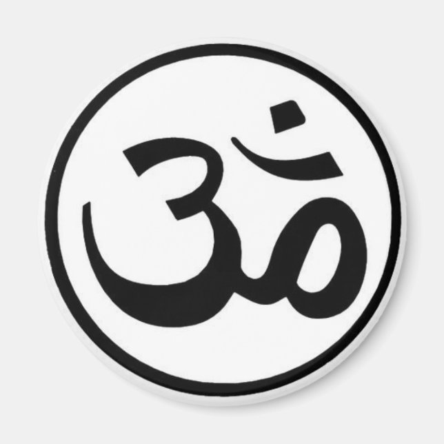 om mantra magnet (Framsidan)