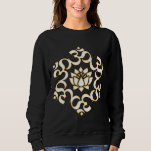 Om Mantra Mandala Lotus Flower Buddhism Yoga Symbo T Shirt