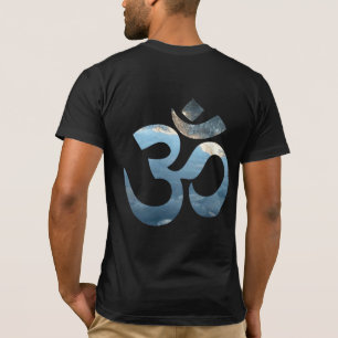Om Mantra Meditation Yoga Manar Front and Back T Shirt