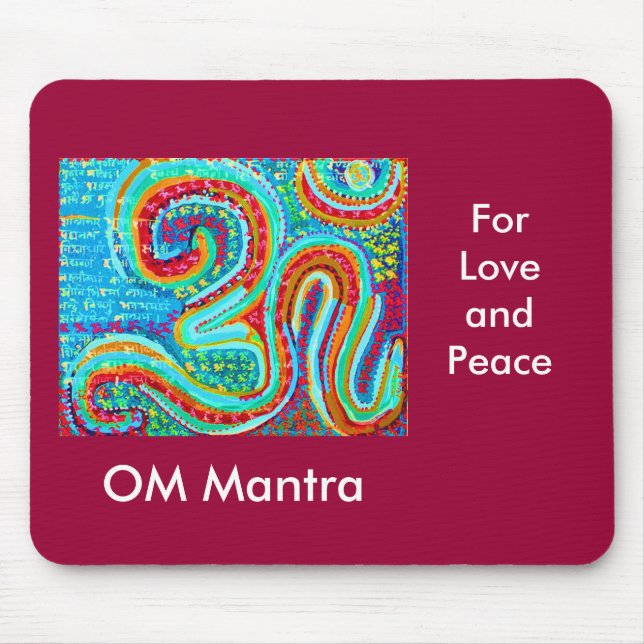 Om-Mantra Om108 Musmatta (Framsidan)