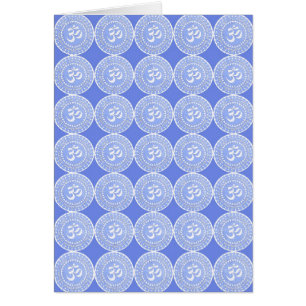 Om-Mantrasymbol: OMMANTRA Hälsningskort