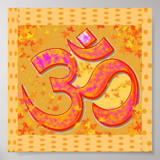 OM Mantrasymbol: OMMANTRA Poster