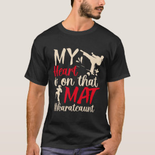 om Mat Karate Moster Karate Auntie 2 T Shirt