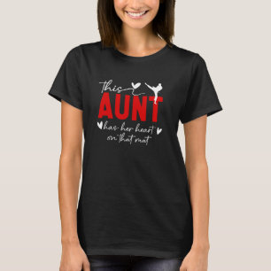 om Mat Karate Moster Karate Auntie T Shirt