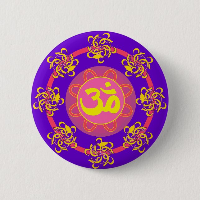 Om med Swirls och Färg! Knapp (Framsida)