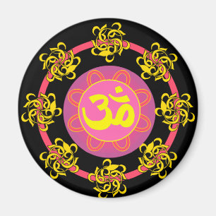 Om med Swirls och Färg! Magnet