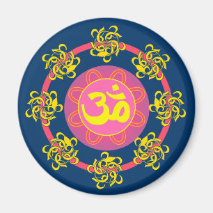 Om med Swirls och Färg! Magnet