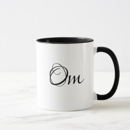 Om Meditation Yoga Woman Coffee Mugg